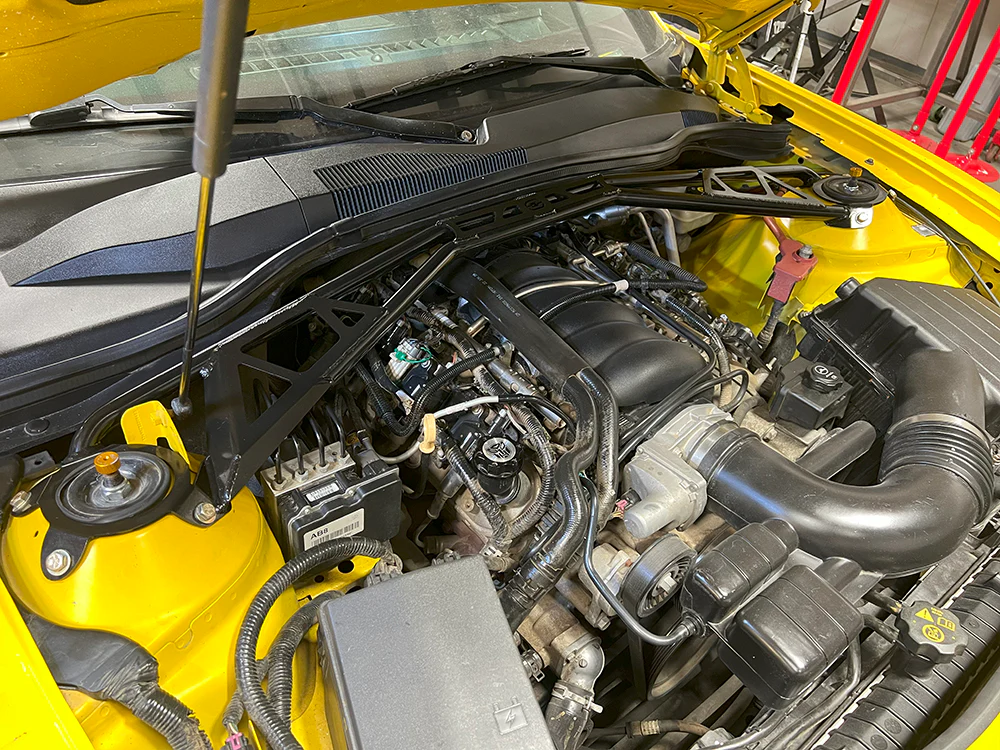 5th Gen Camaro Strut Tower Brace | 2010-2011 (Black) - Image 2