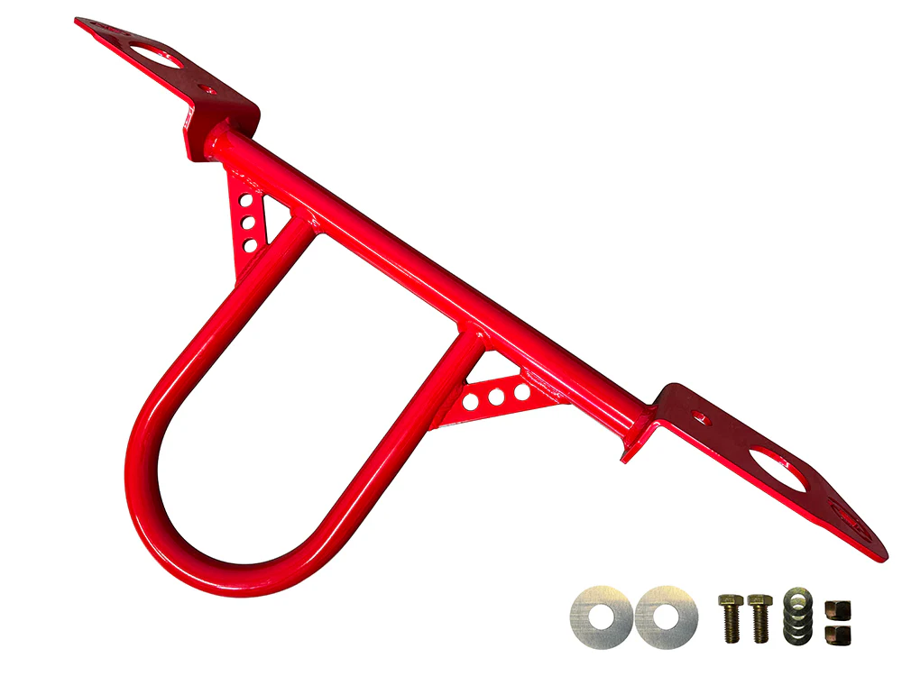 C10 Driveshaft Safety Loop & Frame Stiffener Brace 1981-1987 (Red)