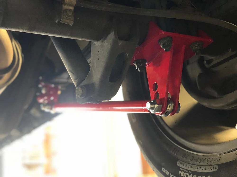 Chevrolet C10/K10 Truck Traction Bars 1973-1987 (Axle Flipped Trucks) Red - Image 4