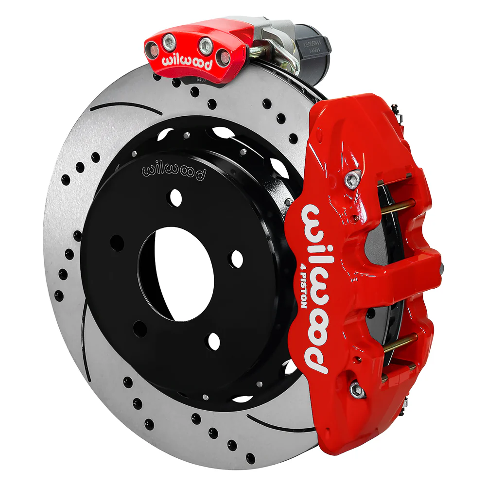 Wilwood AERO4 Big Brake Rear Electronic Parking Brake Kit | 88-98 C1500 - Rear Kit