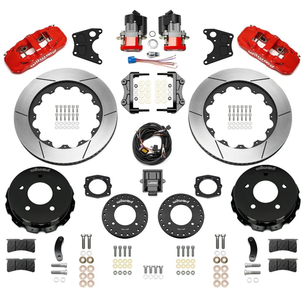 Wilwood AERO4 Big Brake Rear Electronic Parking Brake Kit | 88-98 C1500 - Rear Kit - Image 10