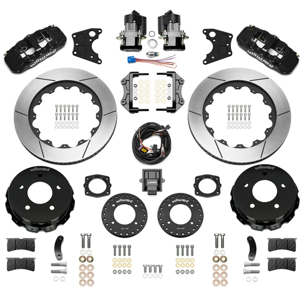 Wilwood AERO4 Big Brake Rear Electronic Parking Brake Kit | 88-98 C1500 - Rear Kit - Image 11