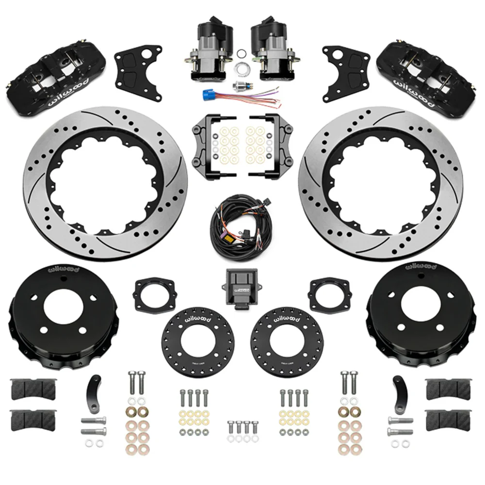 Wilwood AERO4 Big Brake Rear Electronic Parking Brake Kit | 88-98 C1500 - Rear Kit - Image 9