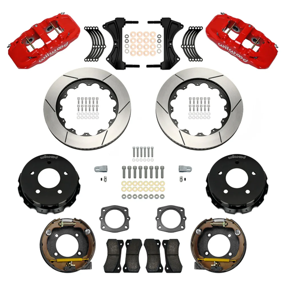 Wilwood AERO4 Big Brake Rear Parking Brake Kit | 88-98 C1500 - Rear Kit - Image 10