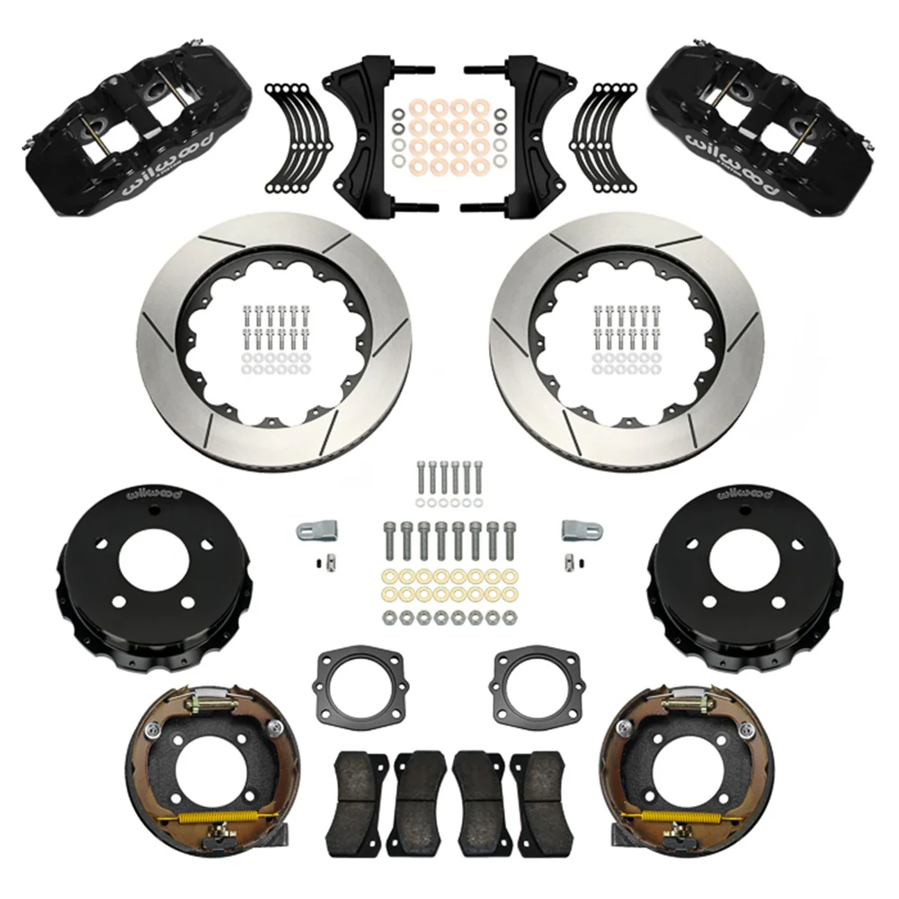 Wilwood AERO4 Big Brake Rear Parking Brake Kit | 88-98 C1500 - Rear Kit - Image 11