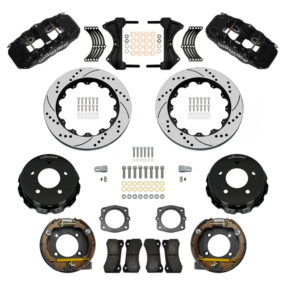 Wilwood AERO4 Big Brake Rear Parking Brake Kit | 88-98 C1500 - Rear Kit - Image 9
