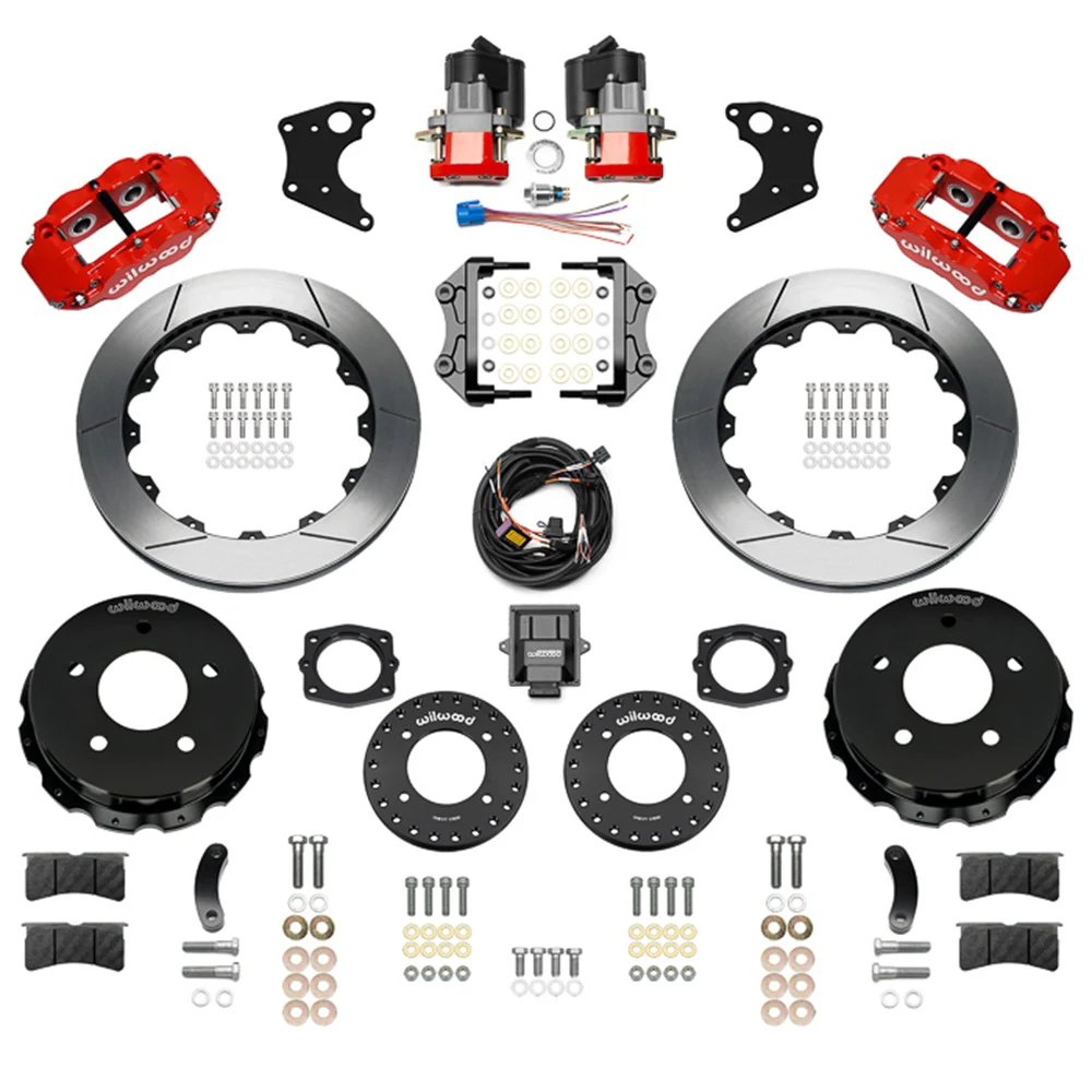 Wilwood Forged Narrow Superlite 4R Big Brake Rear Electronic Parking Brake Kit | 88-98 C1500 - Rear Kit - Image 10