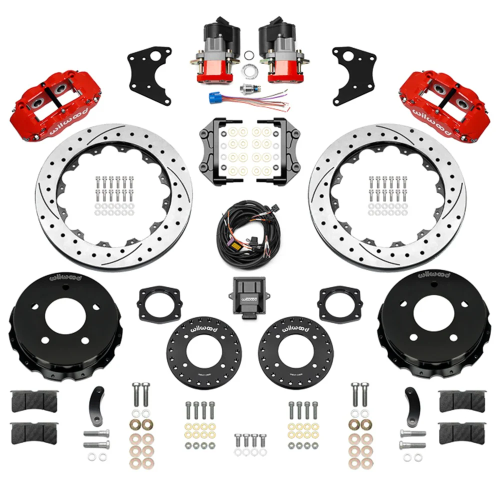 Wilwood Forged Narrow Superlite 4R Big Brake Rear Electronic Parking Brake Kit | 88-98 C1500 - Rear Kit - Image 8