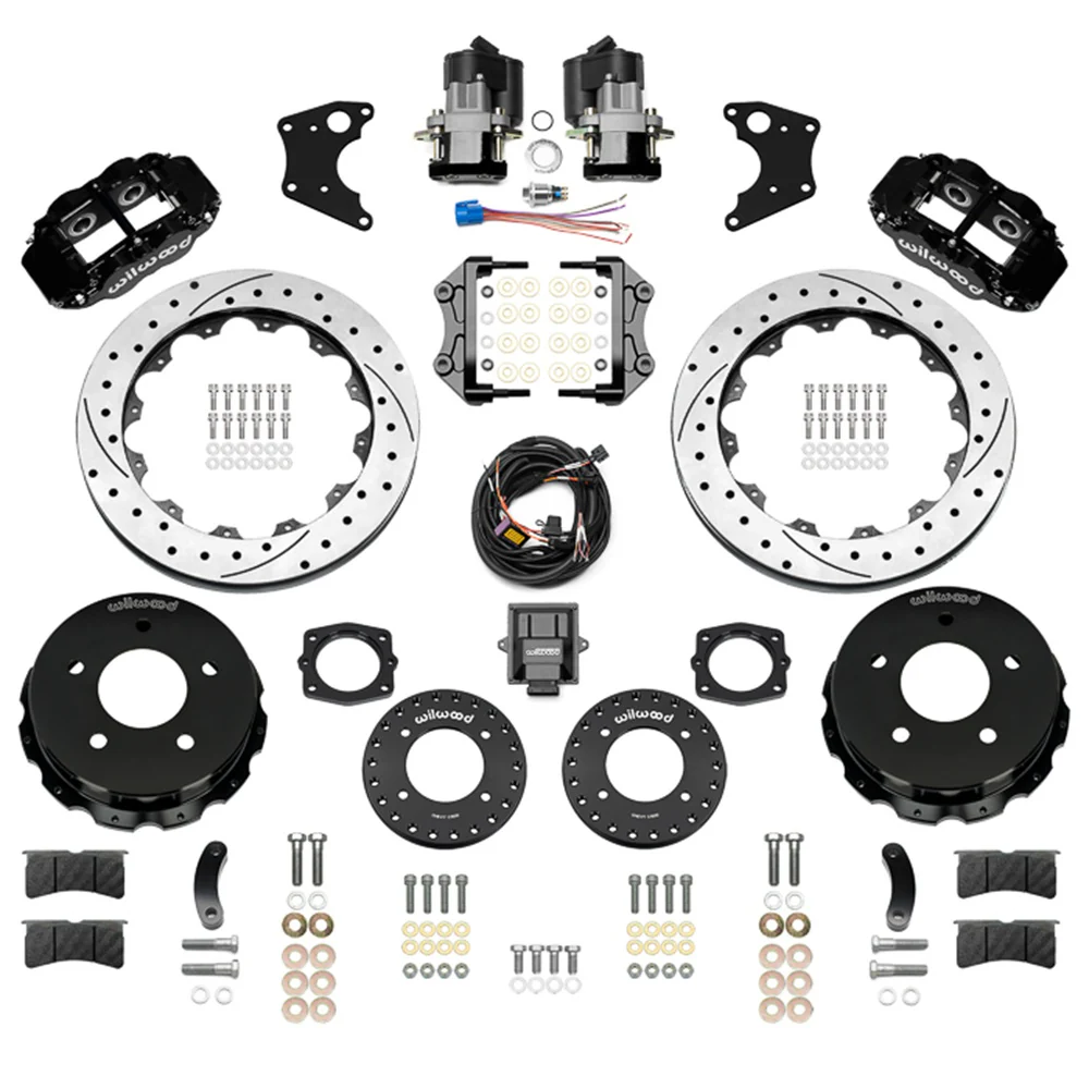 Wilwood Forged Narrow Superlite 4R Big Brake Rear Electronic Parking Brake Kit | 88-98 C1500 - Rear Kit - Image 9