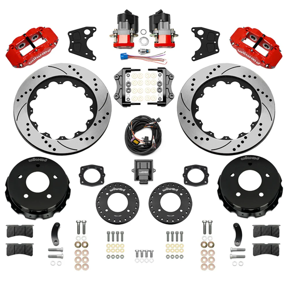 Wilwood Forged Narrow Superlite 4R Big Brake Rear Electronic Parking Brake Kit | 88-98 C1500 - Rear Kit - Image 8