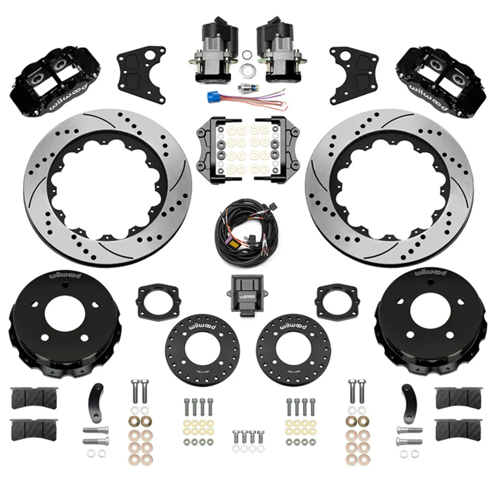 Wilwood Forged Narrow Superlite 4R Big Brake Rear Electronic Parking Brake Kit | 88-98 C1500 - Rear Kit - Image 9