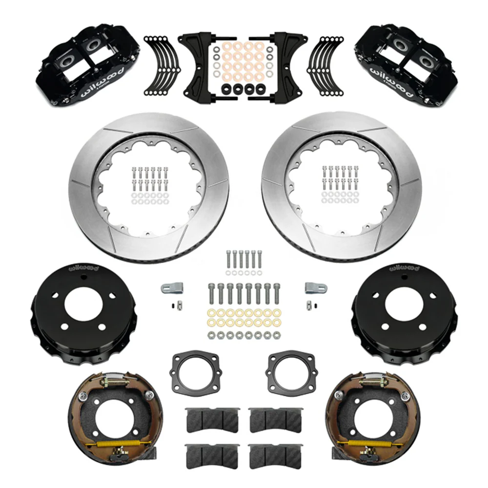 Wilwood Forged Narrow Superlite 4R Big Brake Rear Parking Brake Kit | 88-98 C1500 - Rear Kit - Image 9